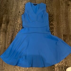 Banana Republic Blue Fit and Flare Mini Dress
